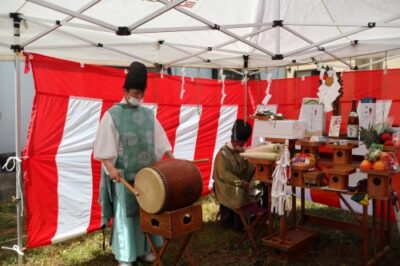 地鎮祭‗号鼓(ごうこ)報鼓(ほうこ)