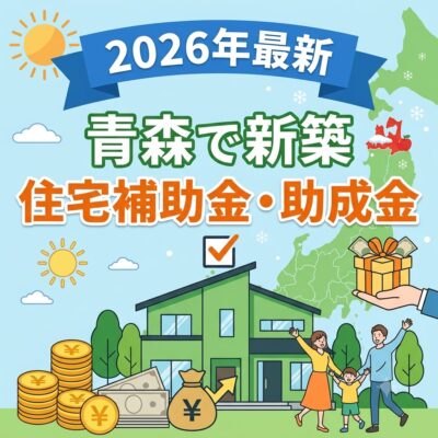 2026年度青森で新築を建てる場合の補助金など　サンクリエイトホーム