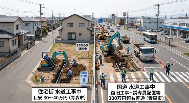 水道工事について（青森市）