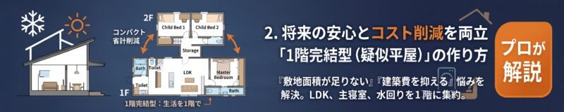 1階で生活動線を完結