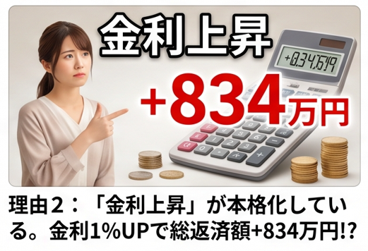 金利上昇のイメージ